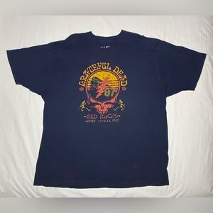 Grateful Dead Red Rocks 1987 Psychedelic Rock T-Shirt 2XL